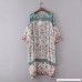 Clearance! Women Summer Boho Floral Chiffon Kimono Cardigan Beachwear Cover up Wrap Shawl Blouse Tops Green B07CK11FCX